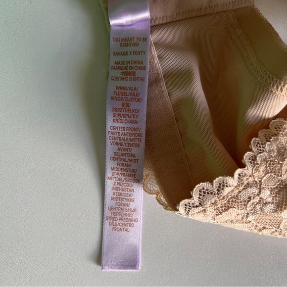 Savage X Fenty 46D Nude Lace Bra - Picture 7 of 7